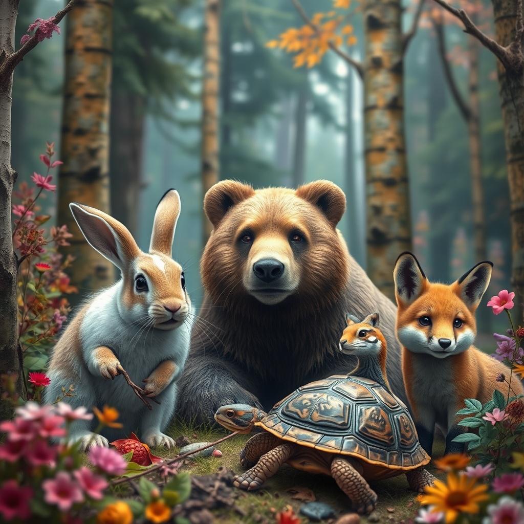 The Adventures of Luna in the Colorful Forest