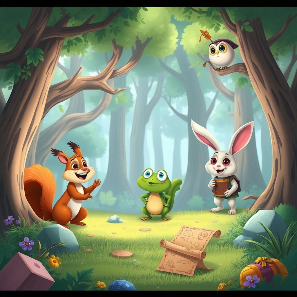 The Adventure in the Enchanted Grove
