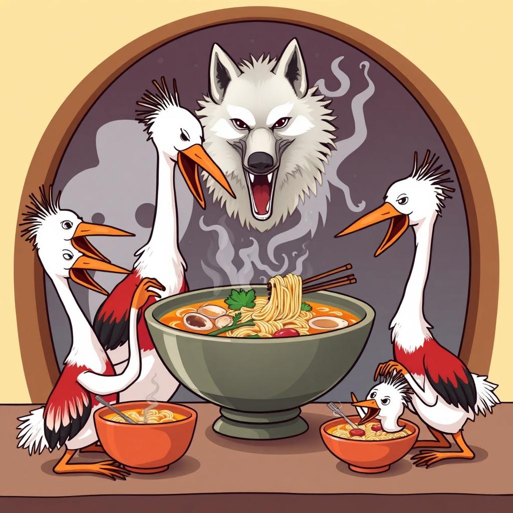 The Crane Family’s Giant Ramen Feast