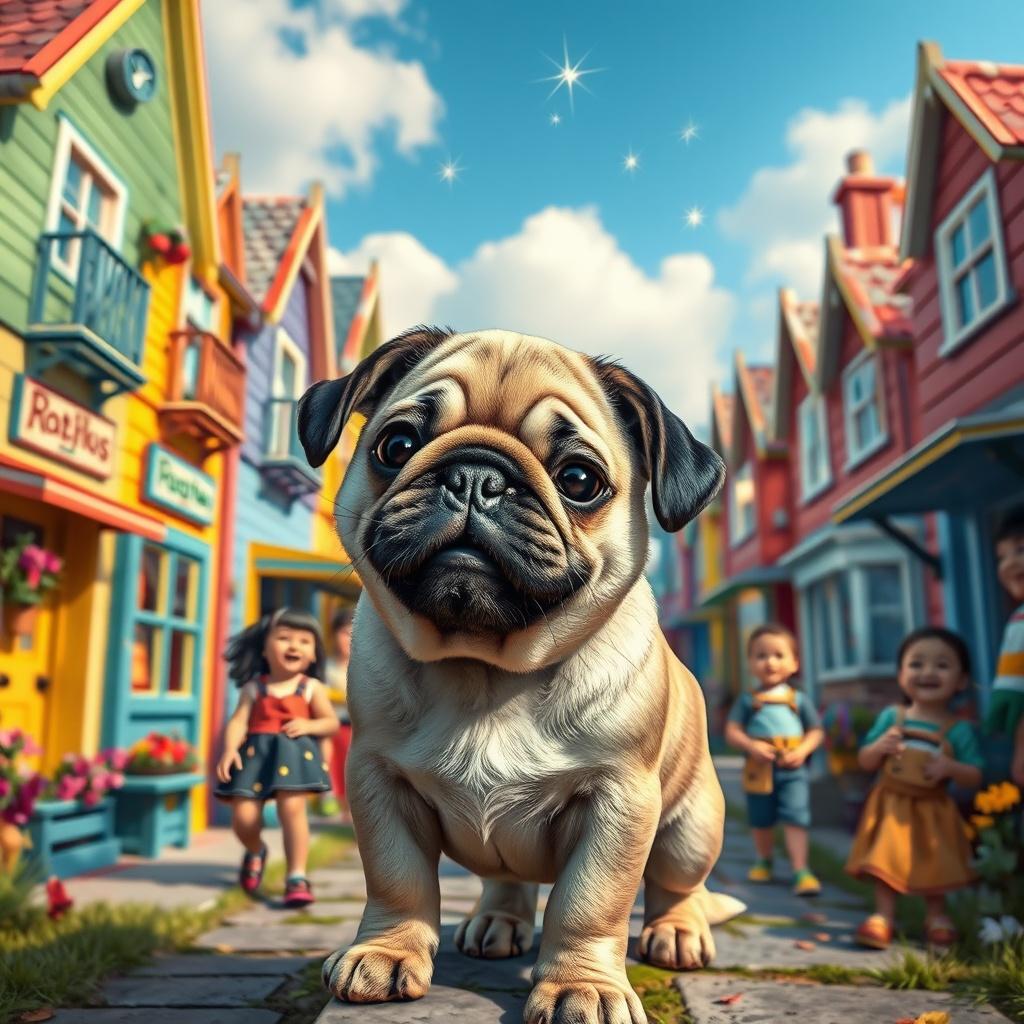 Waffles and the Whimsical Town