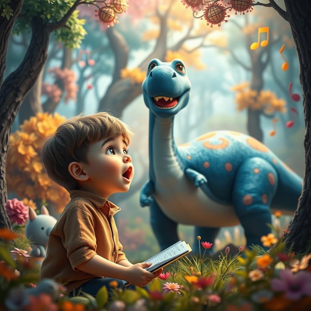 The Song of the Blue Dinosaur