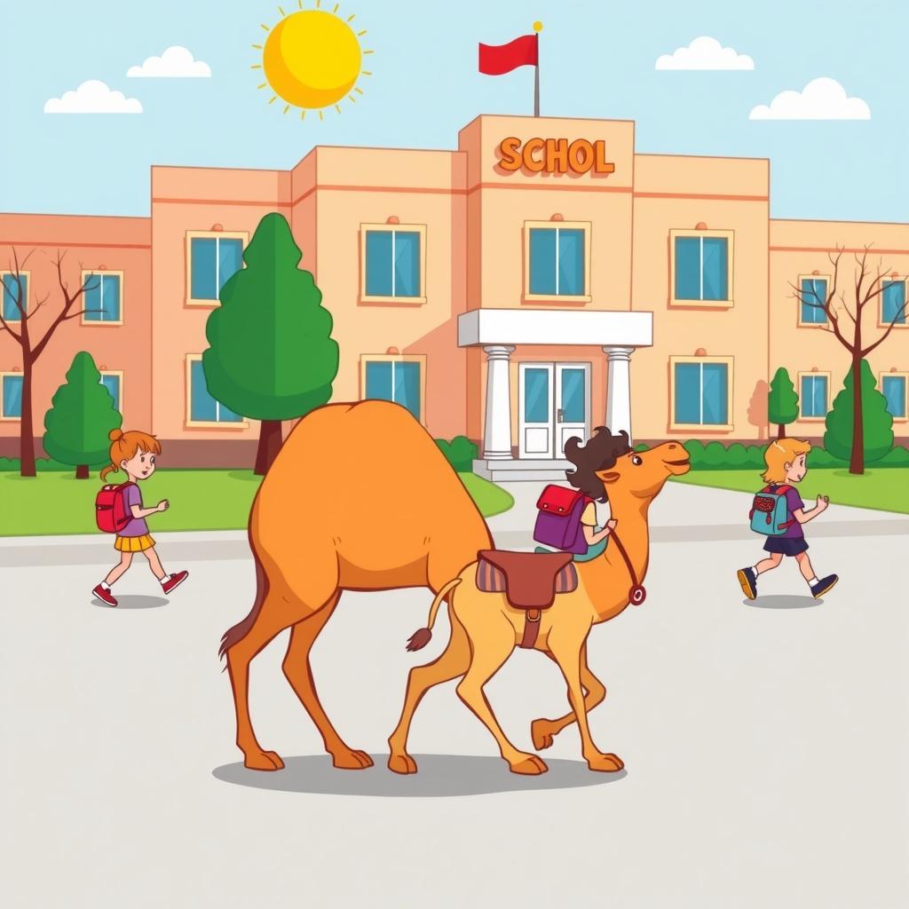 Ayesha Takes Her Camel to School
