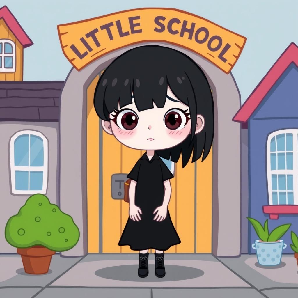 The Odd Girl in Black
