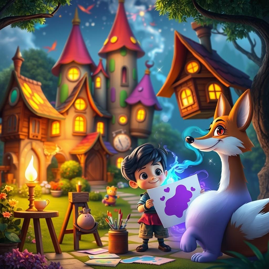 The Adventures of Pip and the Magical Paintbrush