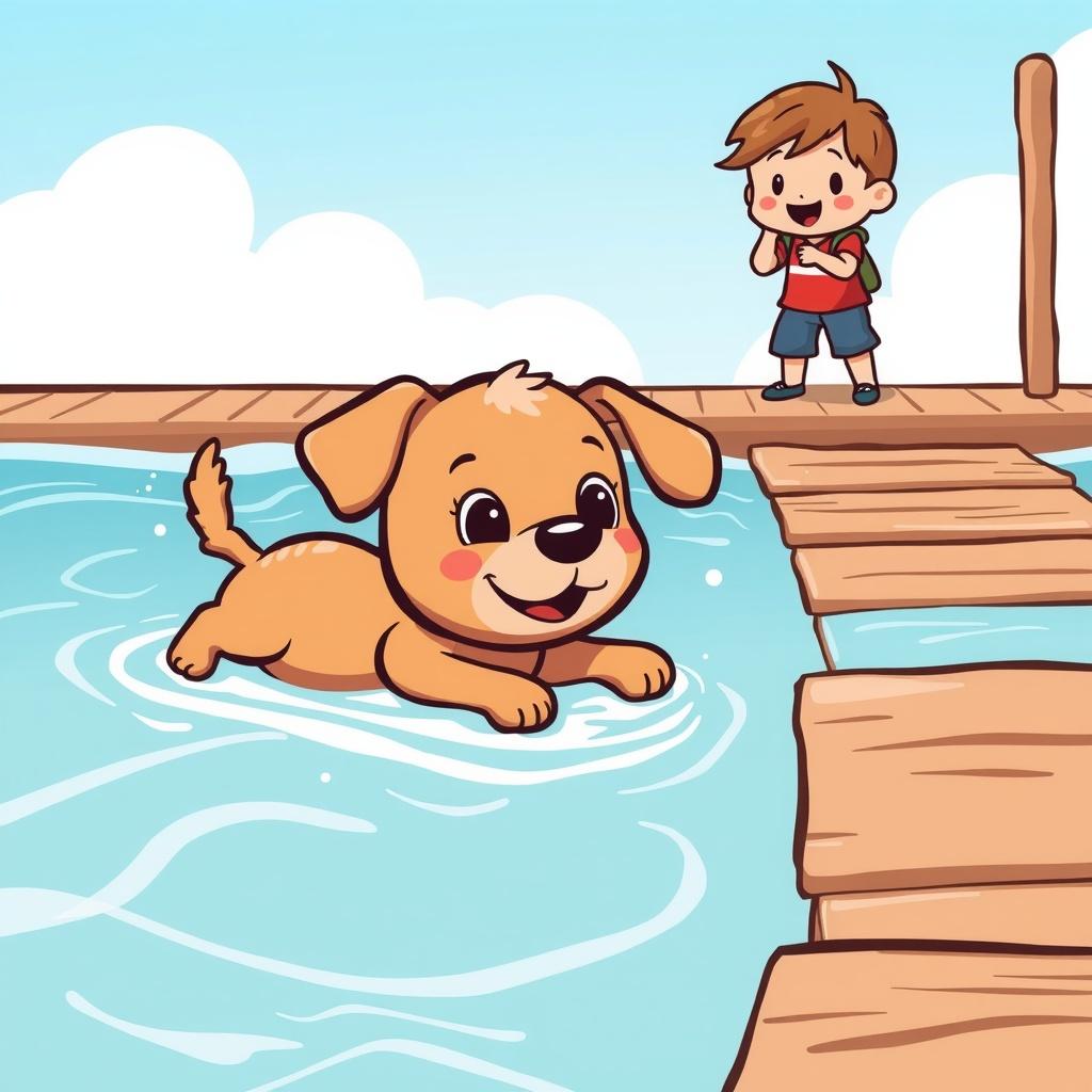The Little Brown Dog's Adventure