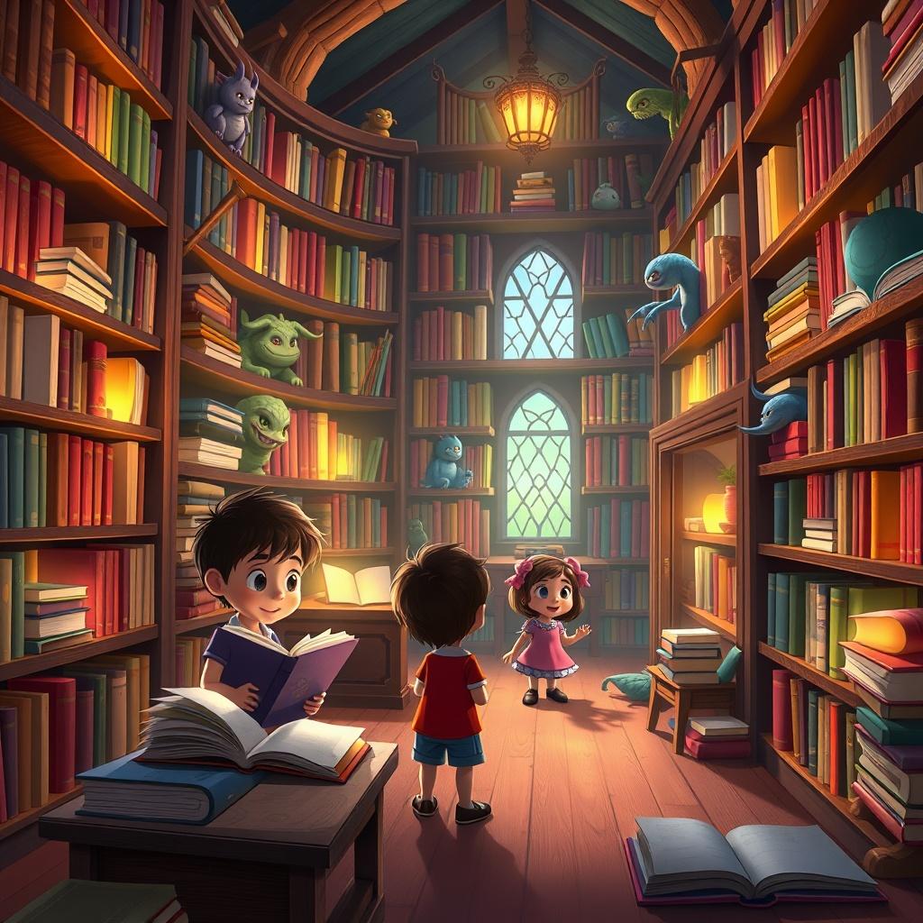 The Enchanted Library Adventure