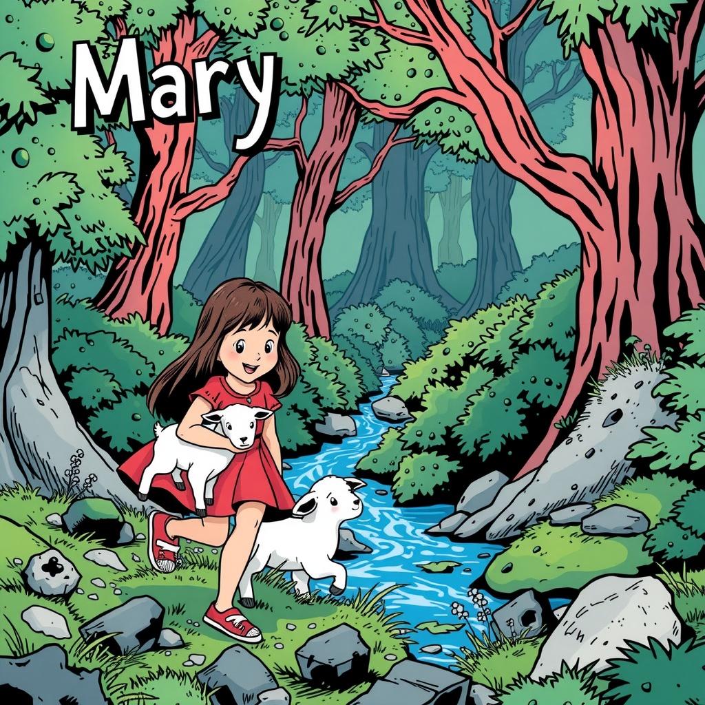 The Enchanted Journey of Mary and Her Lamb