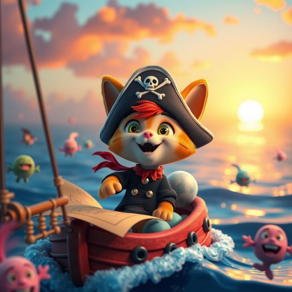 The Adventures of Pippin the Pirate Cat