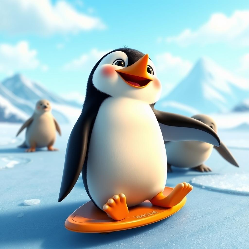 The Little Penguin's Big Step