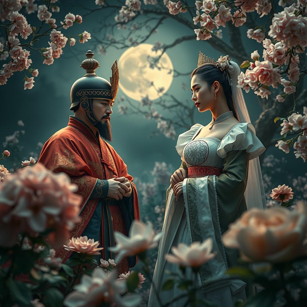 Whispers in the Moonlit Garden