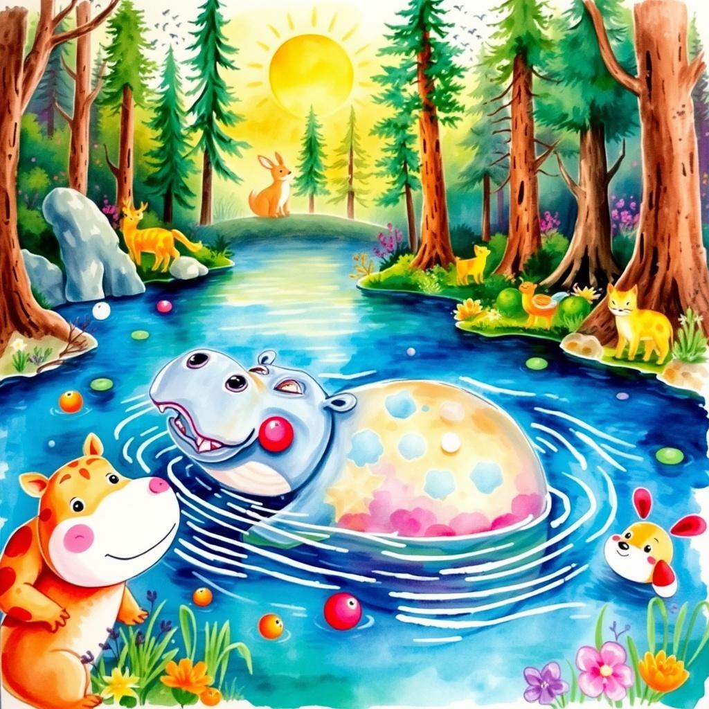 Harry the Colour Changing Hippo