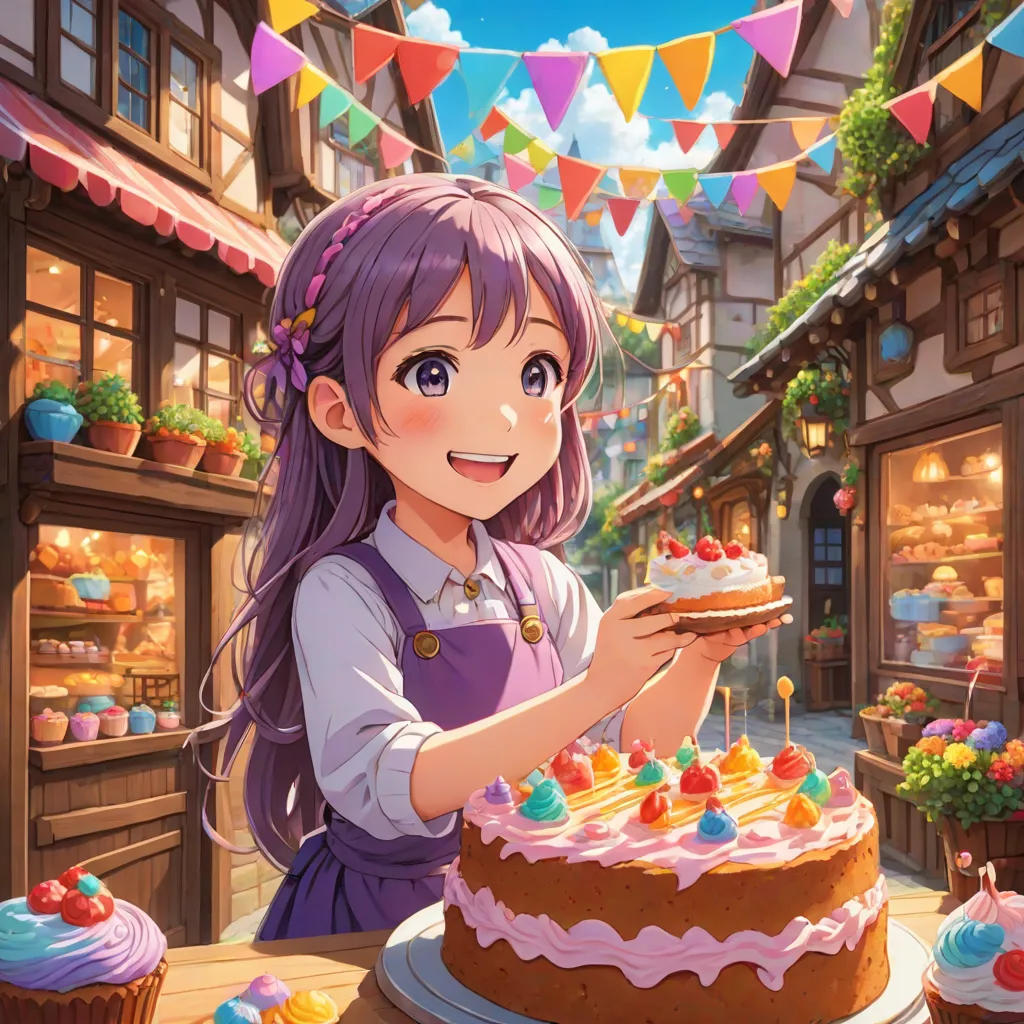 The Tale of Lila and the Enchanted Cake