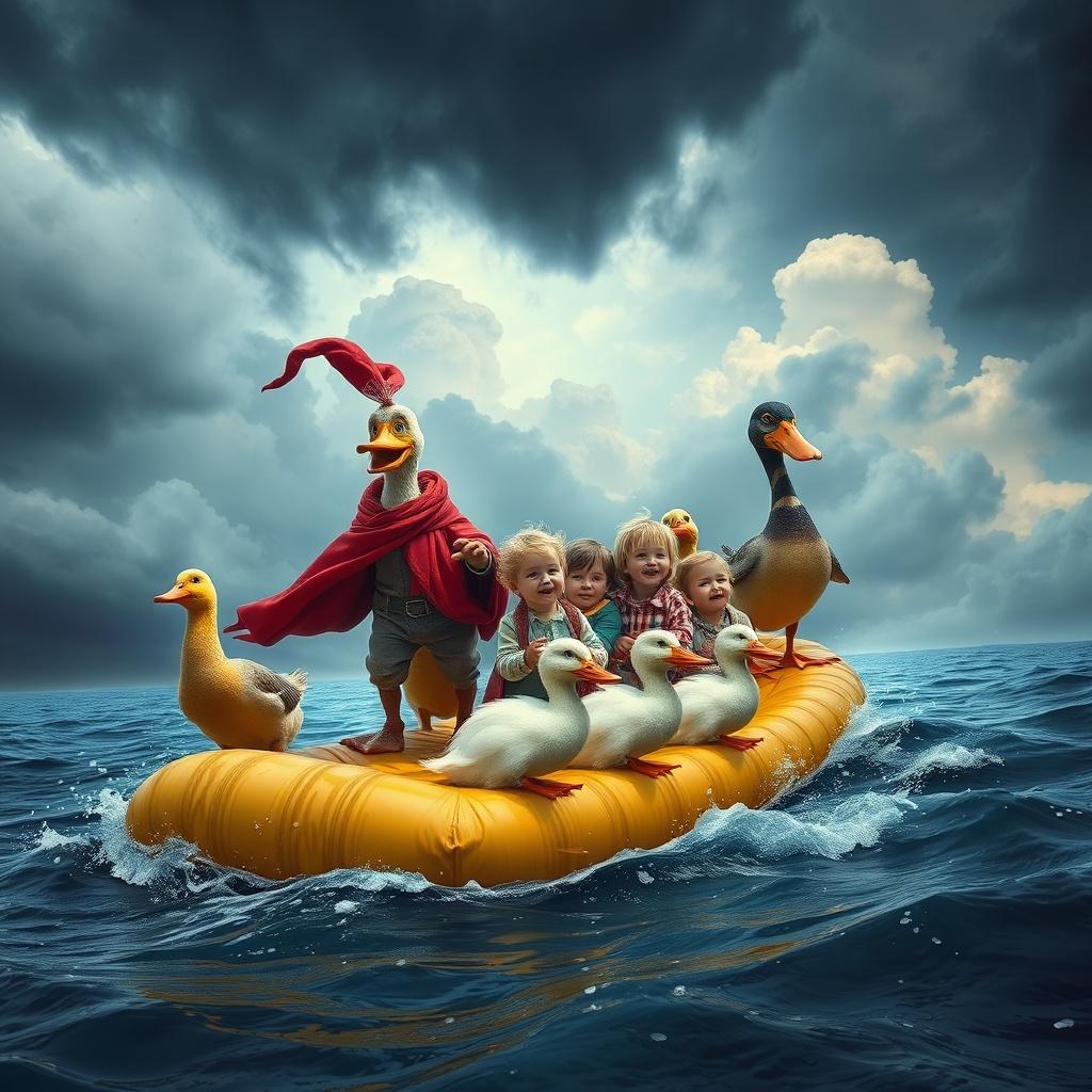 Paradise Falls: Ducks to the Rescue