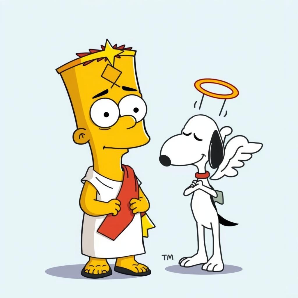Bart and Snoopy's Heavenly Adventure