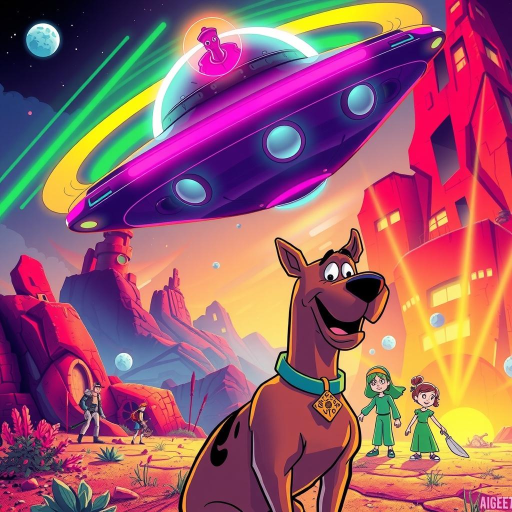 Scooby Doo and the Alien Invaders in Mexico