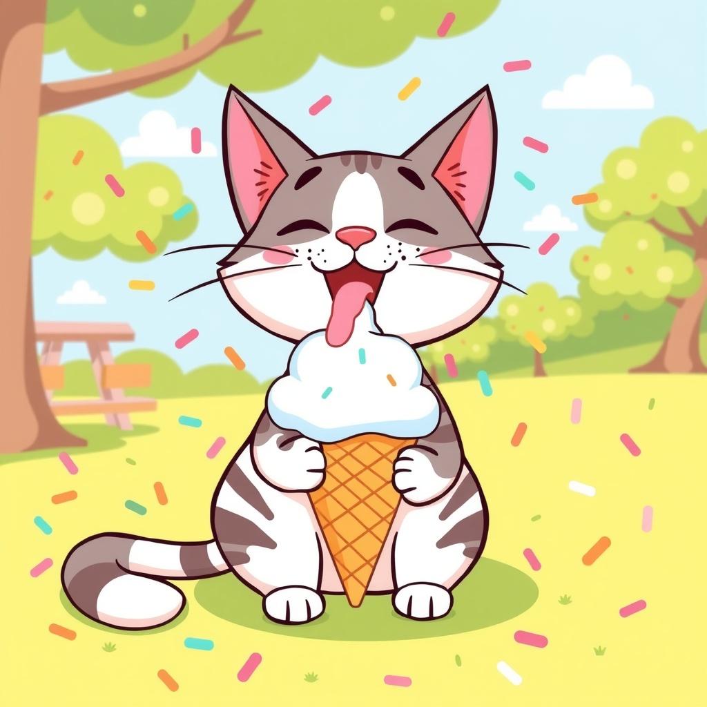 The Cat and the Ice Cream Parlor