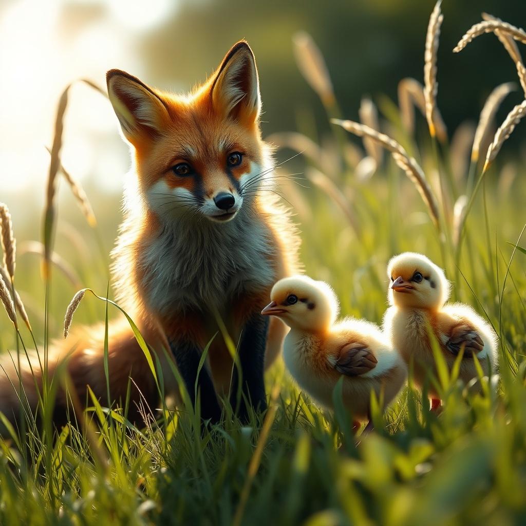 The Clever Chick and the Cunning Fox