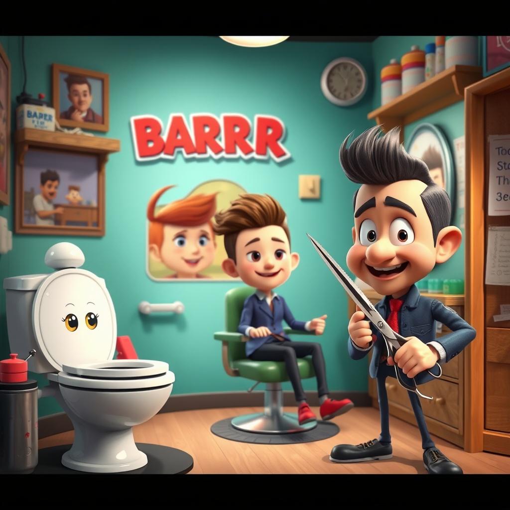 The Barber's Quirky Adventure