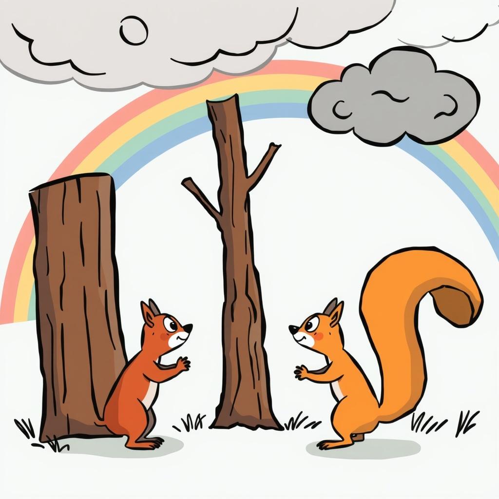 The Brave Little Squirrel