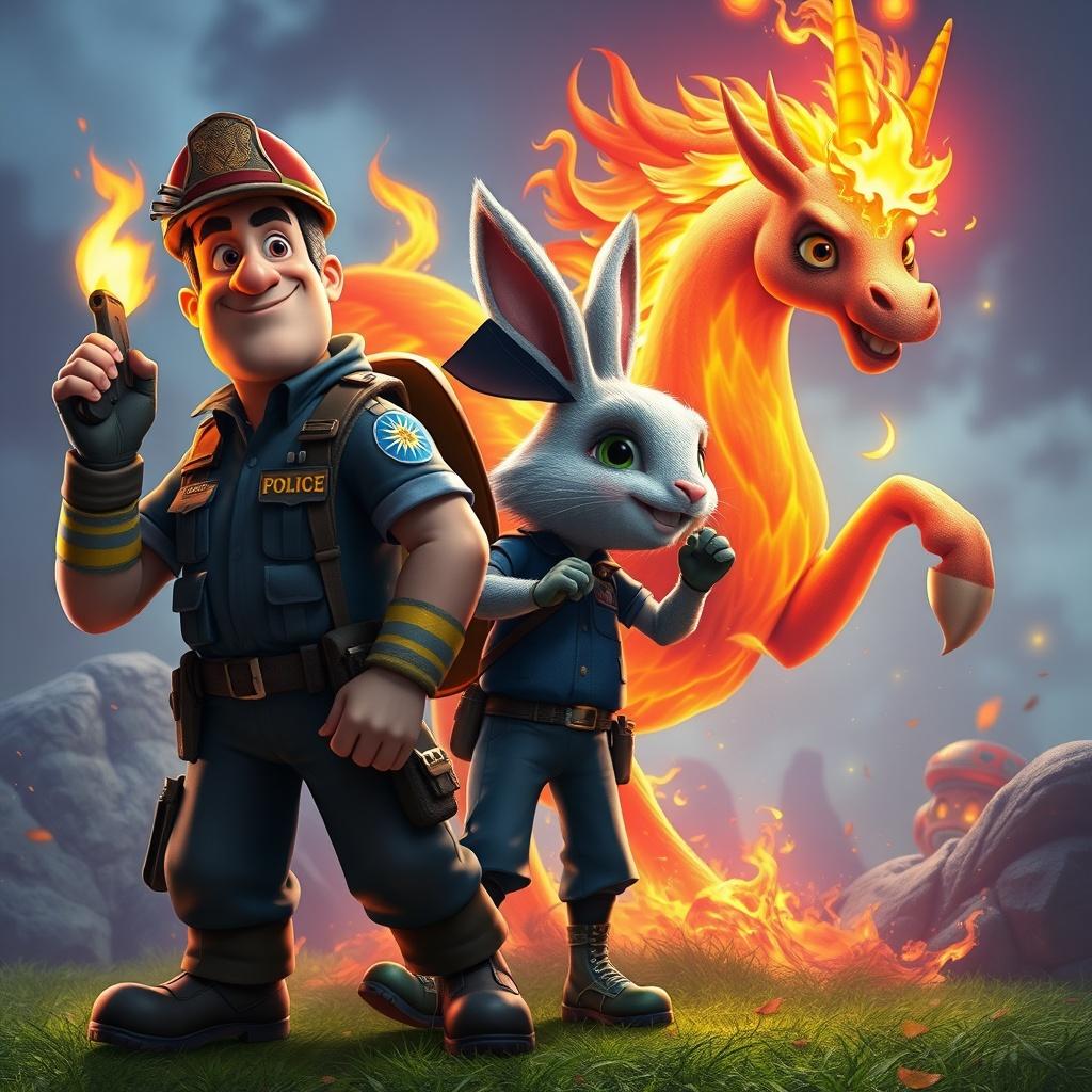 The Quest to Defeat the Fire Monster