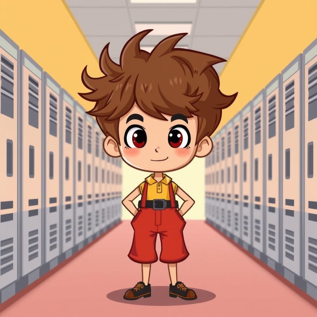 The Boy with Red Pants