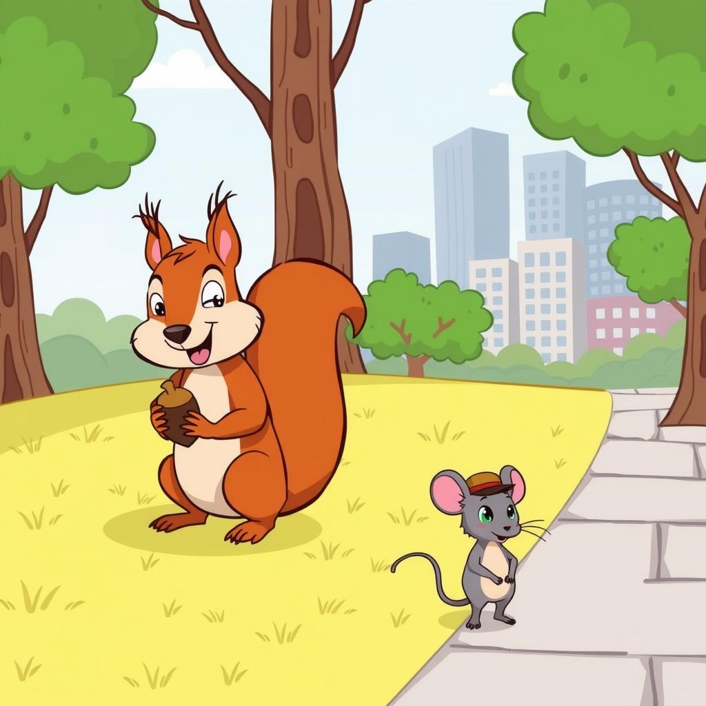 The Country Squirrel and the City Mouse