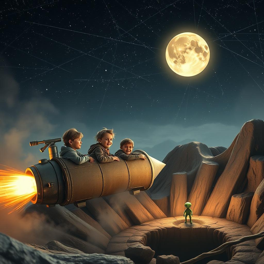 The Friend Lost in the Moon Crater