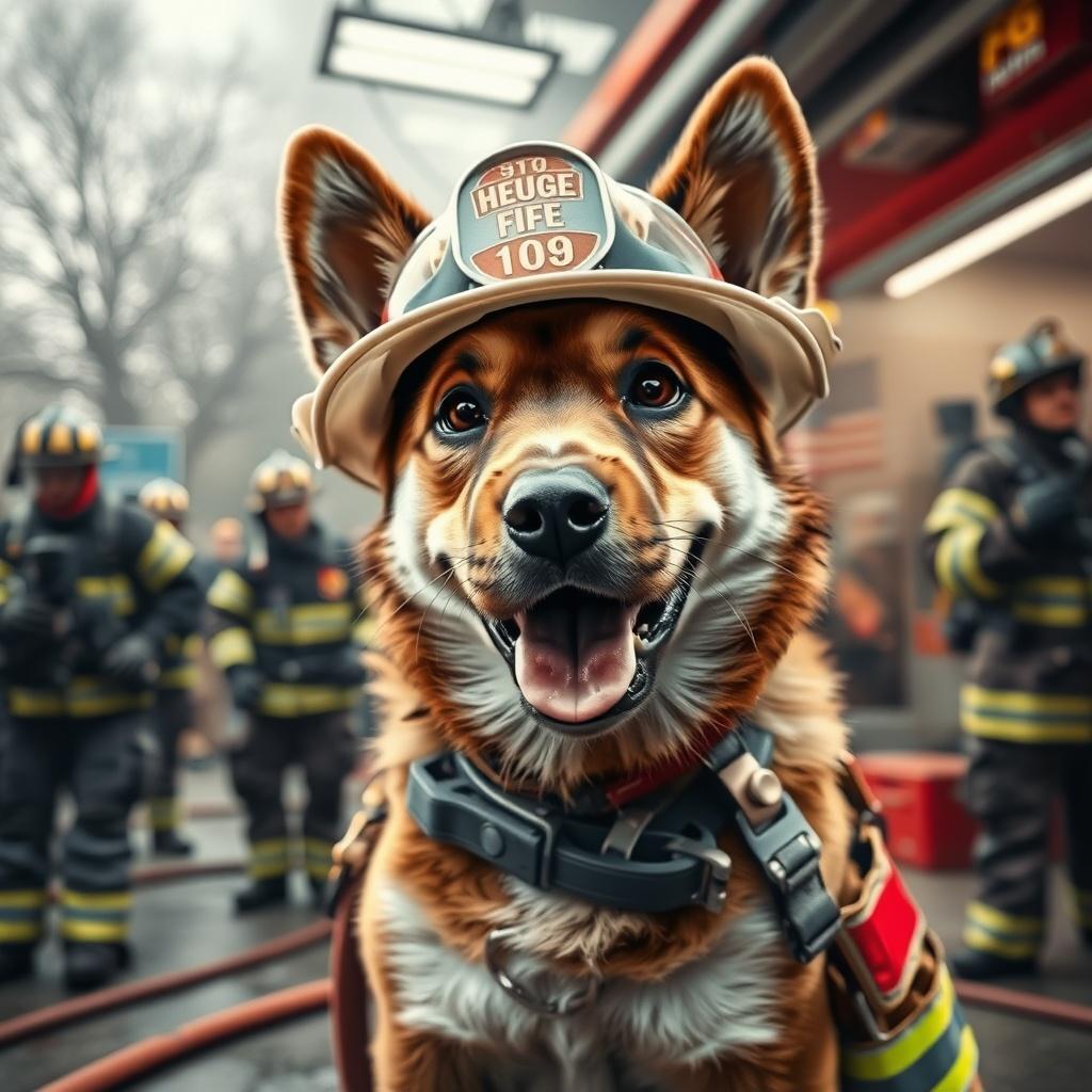 Palle the Firefighter Dog