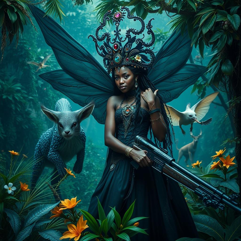 The Black Fairy Queen of Safari