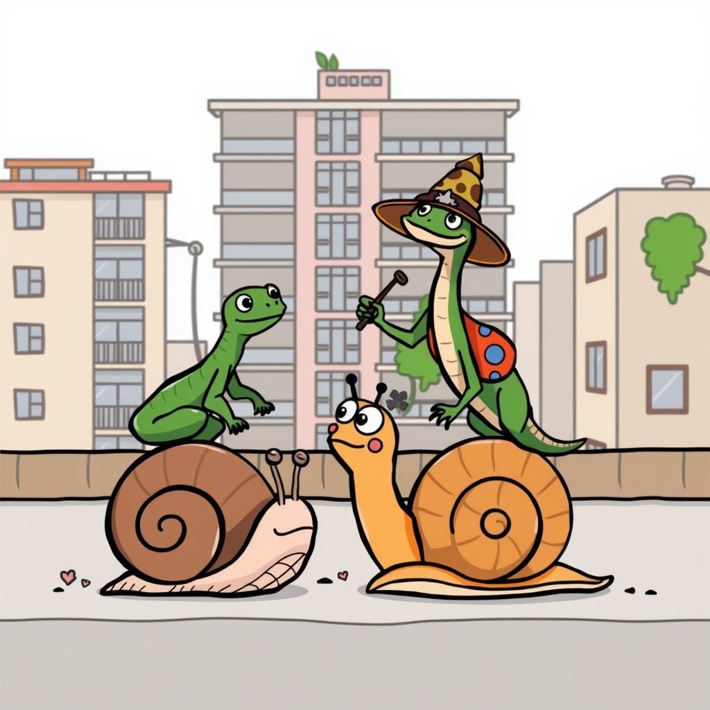 The Journey of Slimy and Shelby