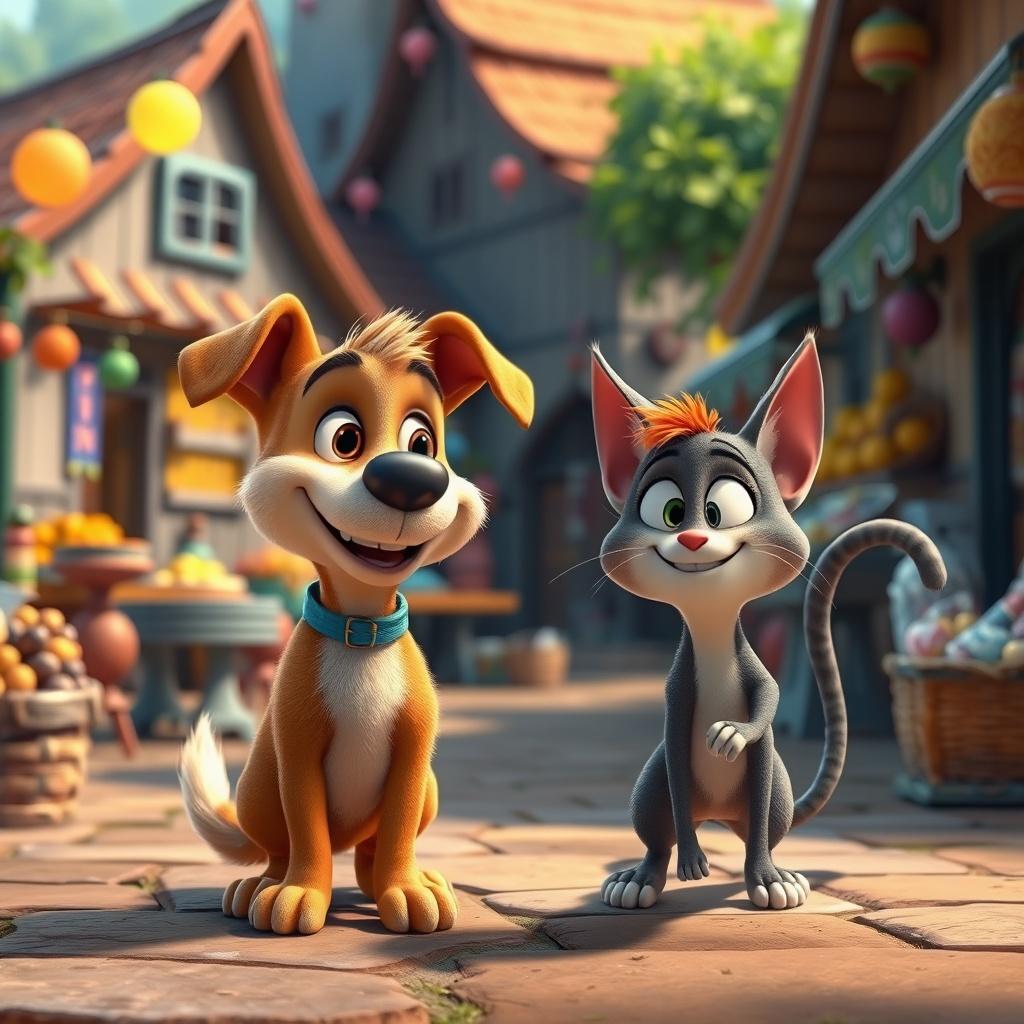 The Tale of the Honest Dog and Mischievous Cat
