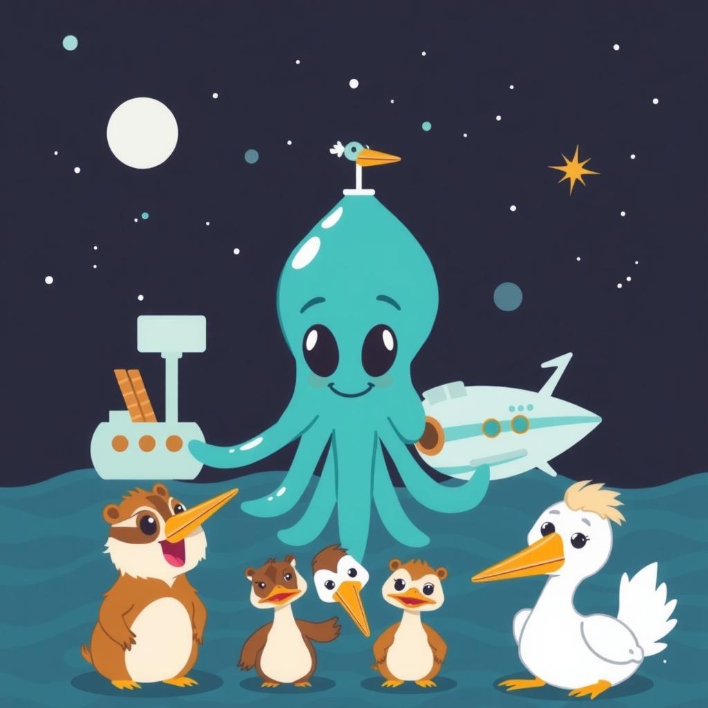 The Beginning of Silly Squid Universe