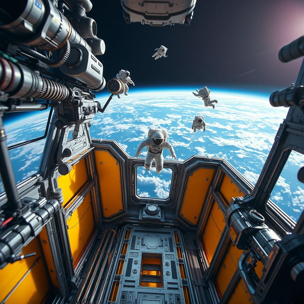 The Astronaut's Reflection