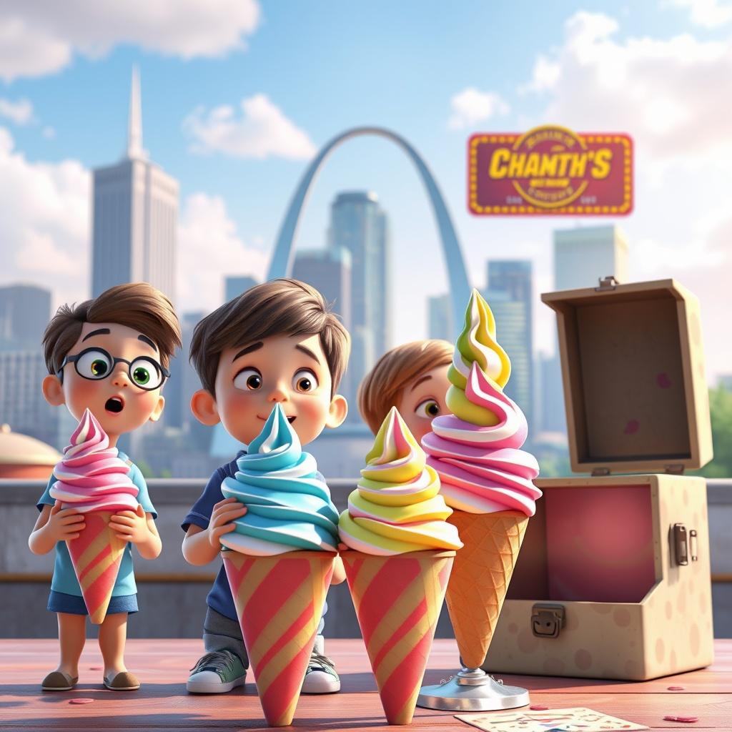Grandma Marcy's Big Surprise: The Magical Ice Cream Adventure