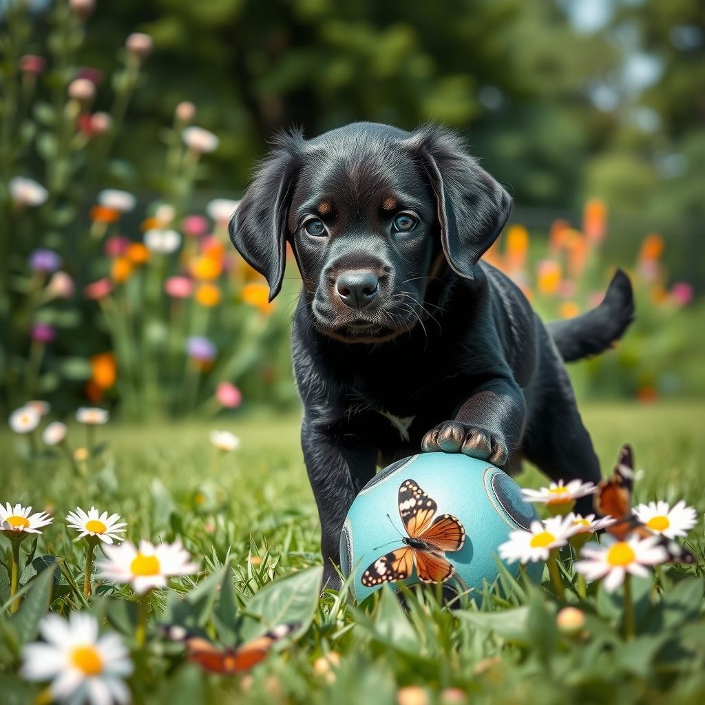 The First Year of a Black Labrador
