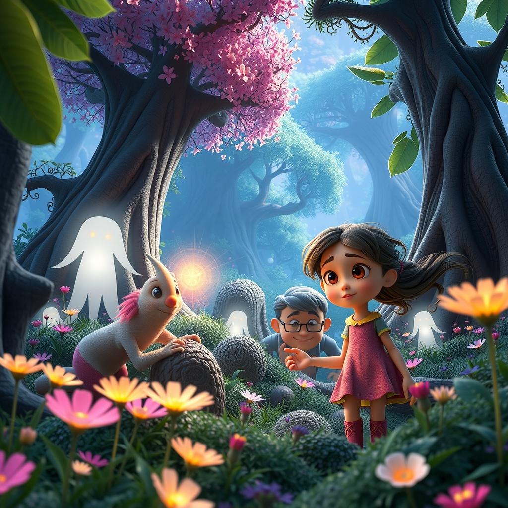 Ella and the Enchanted Forest Spirit