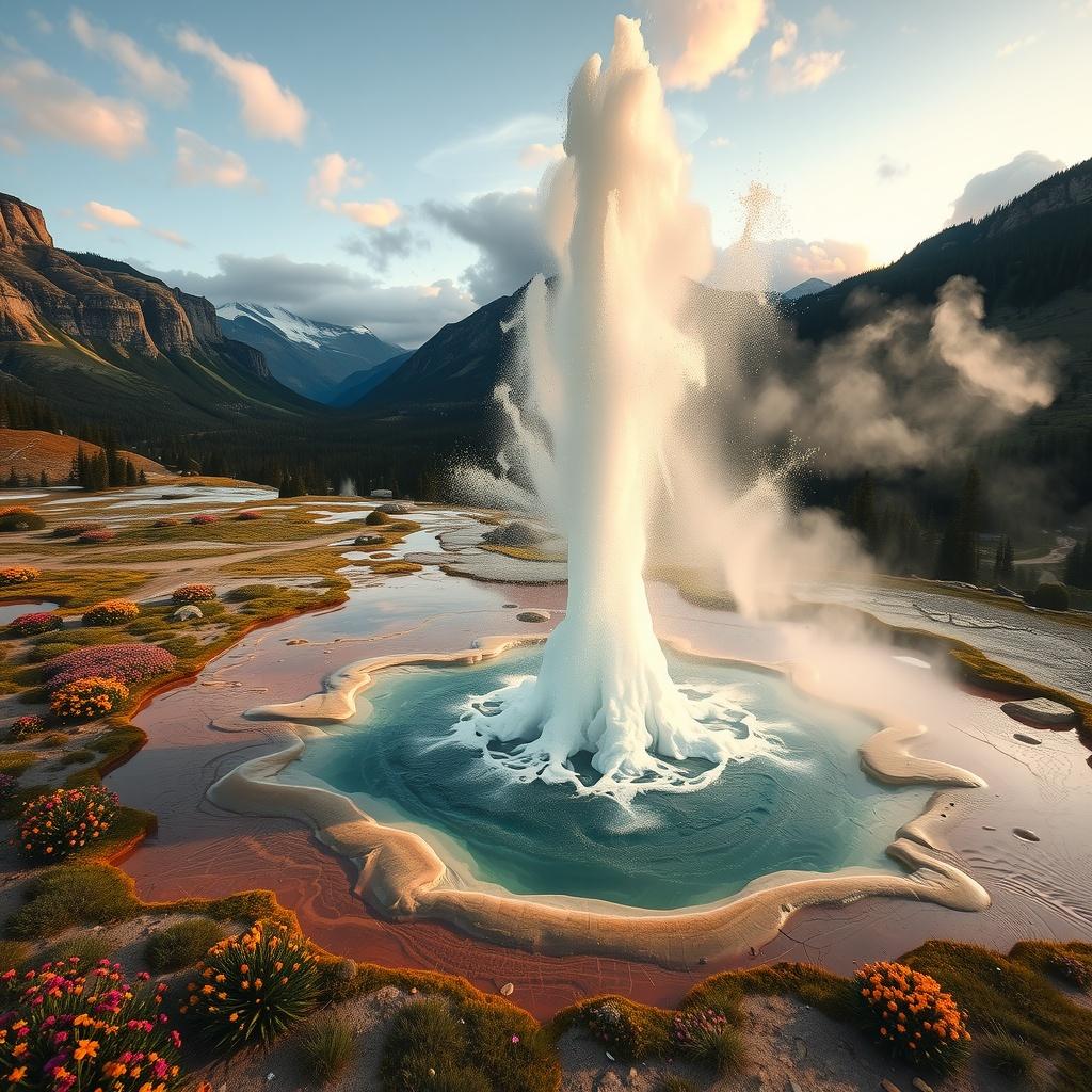 Splash Mountain Geyser Basin