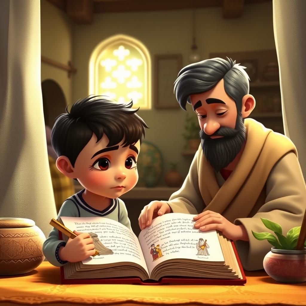 The Boy and the Ancient Book