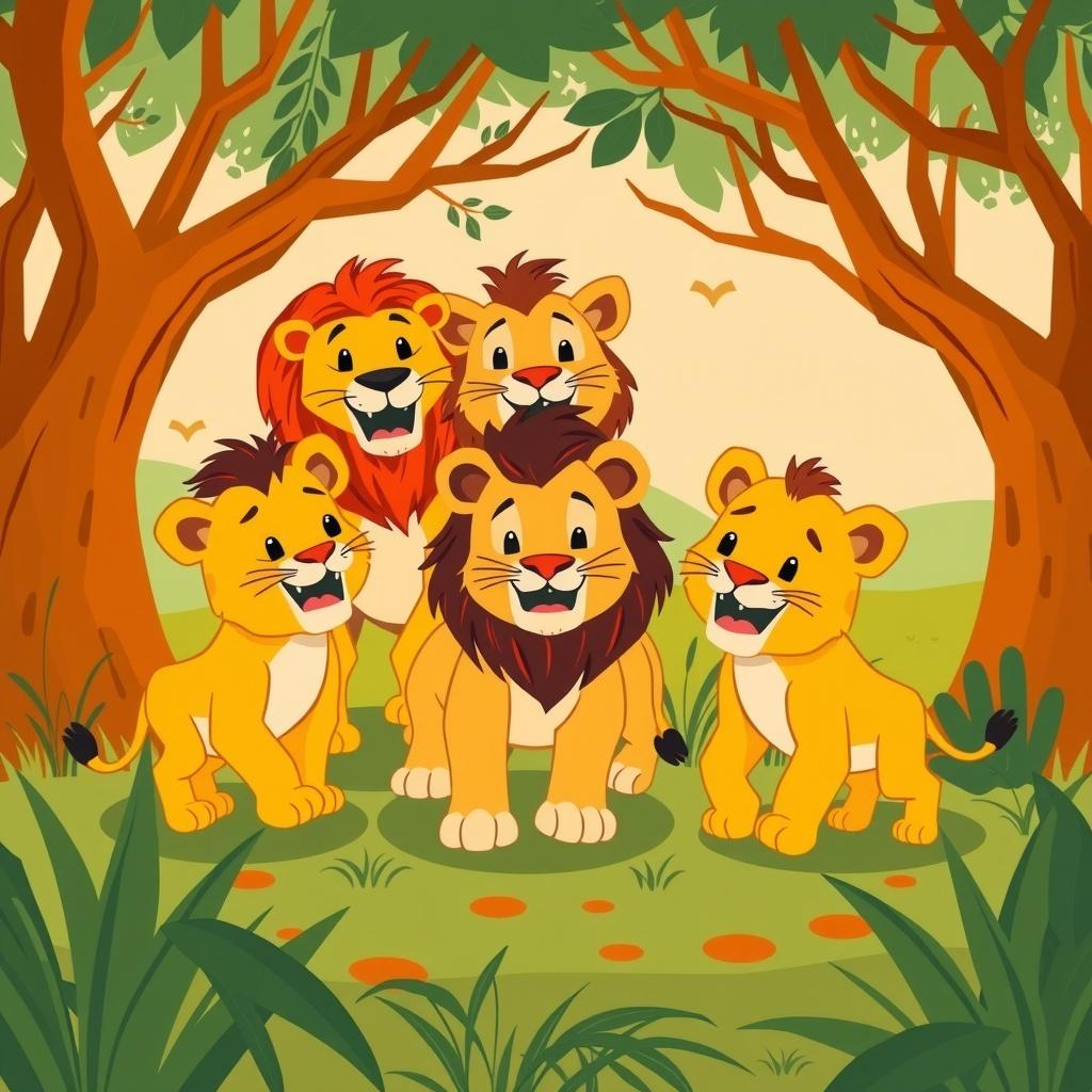 The Pride of the Savanna