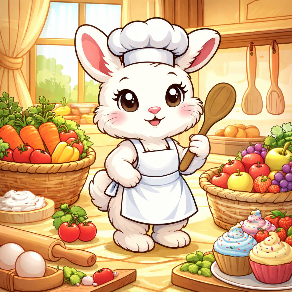 Bunny the Chef: A Magical Cooking Adventure