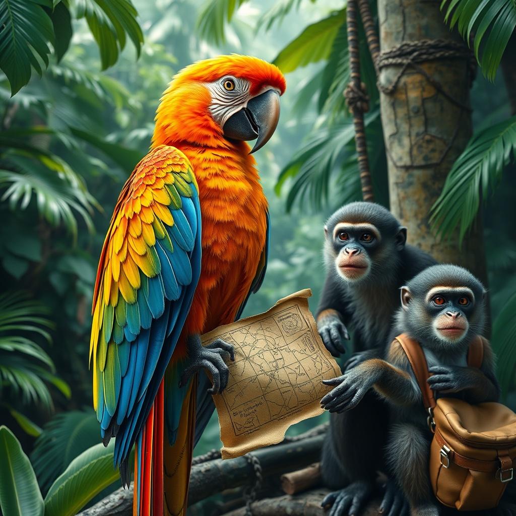 The Easy-Going Parrot's Adventure