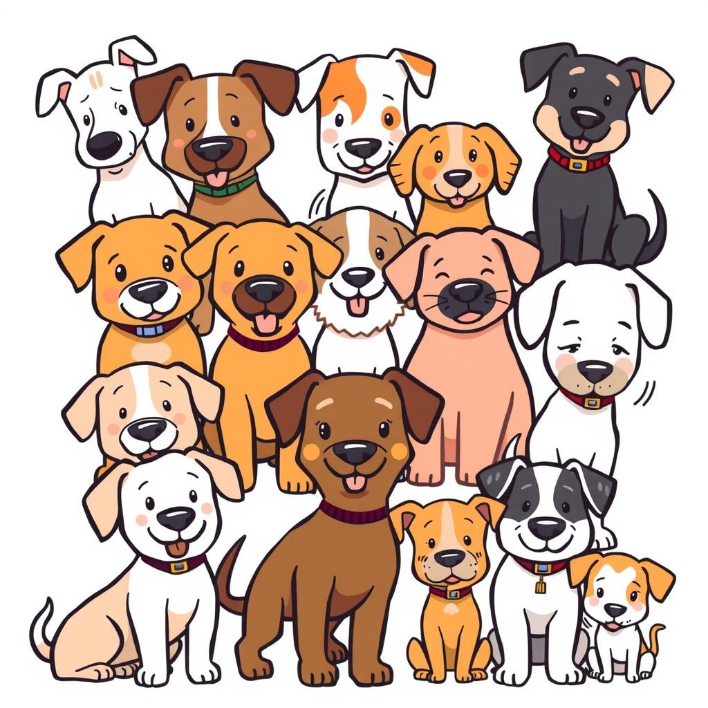The Wonderful World of Dogs: A Coloring Adventure