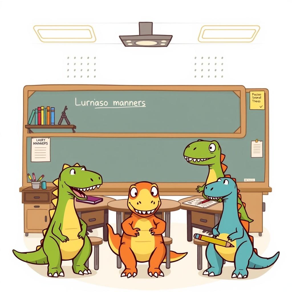 The Dinosaur Etiquette School