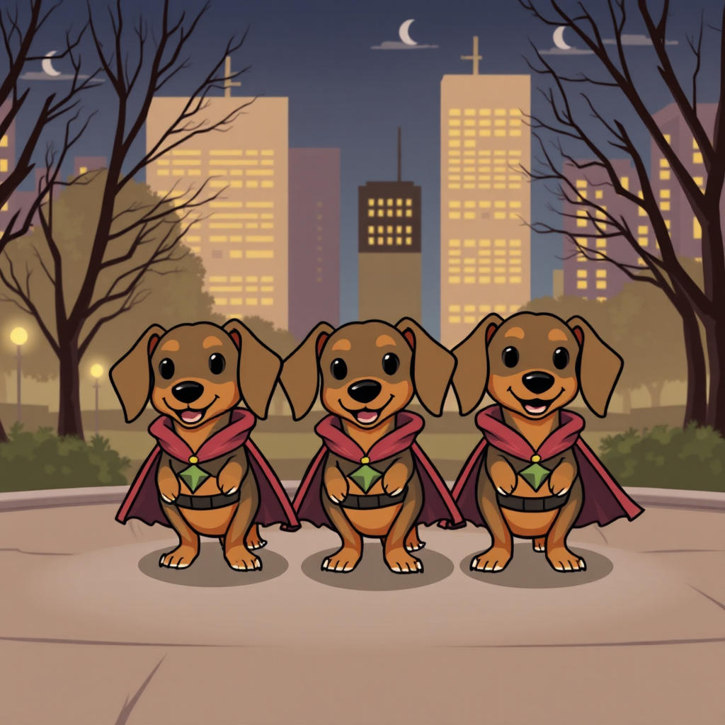 The Adventures of the Miniature Dachshund Heroes