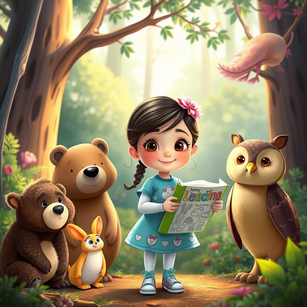 Forest Adventures: A Coloring Journey