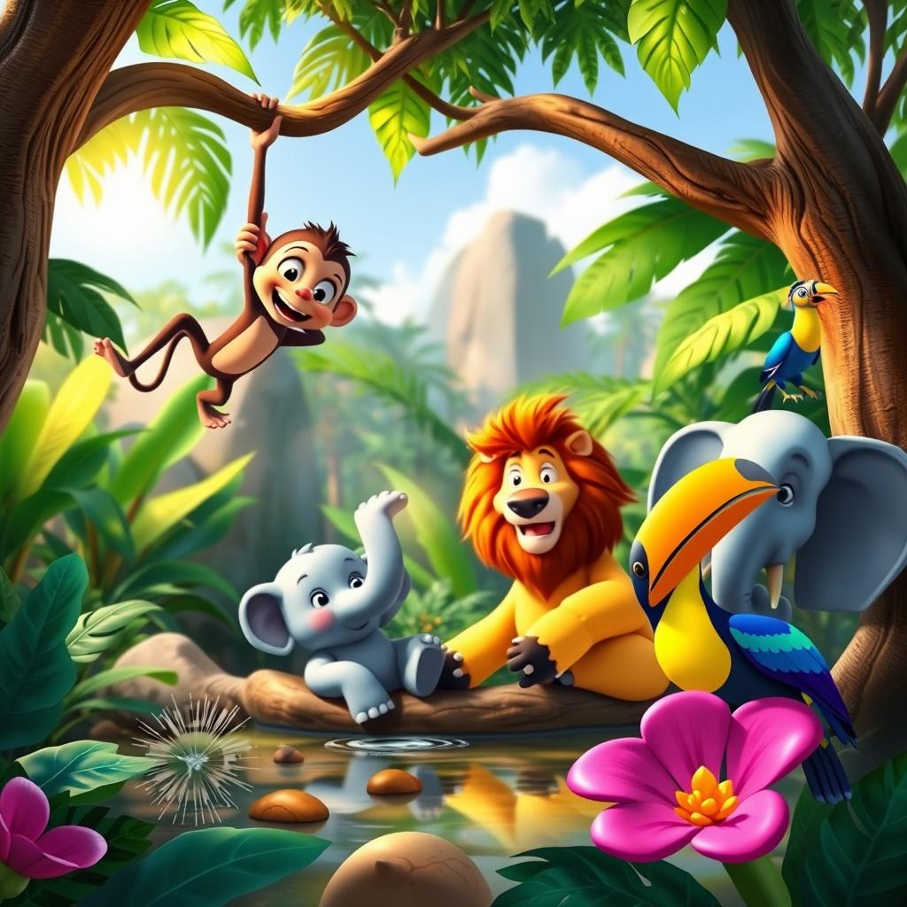 The Jungle Coloring Adventure