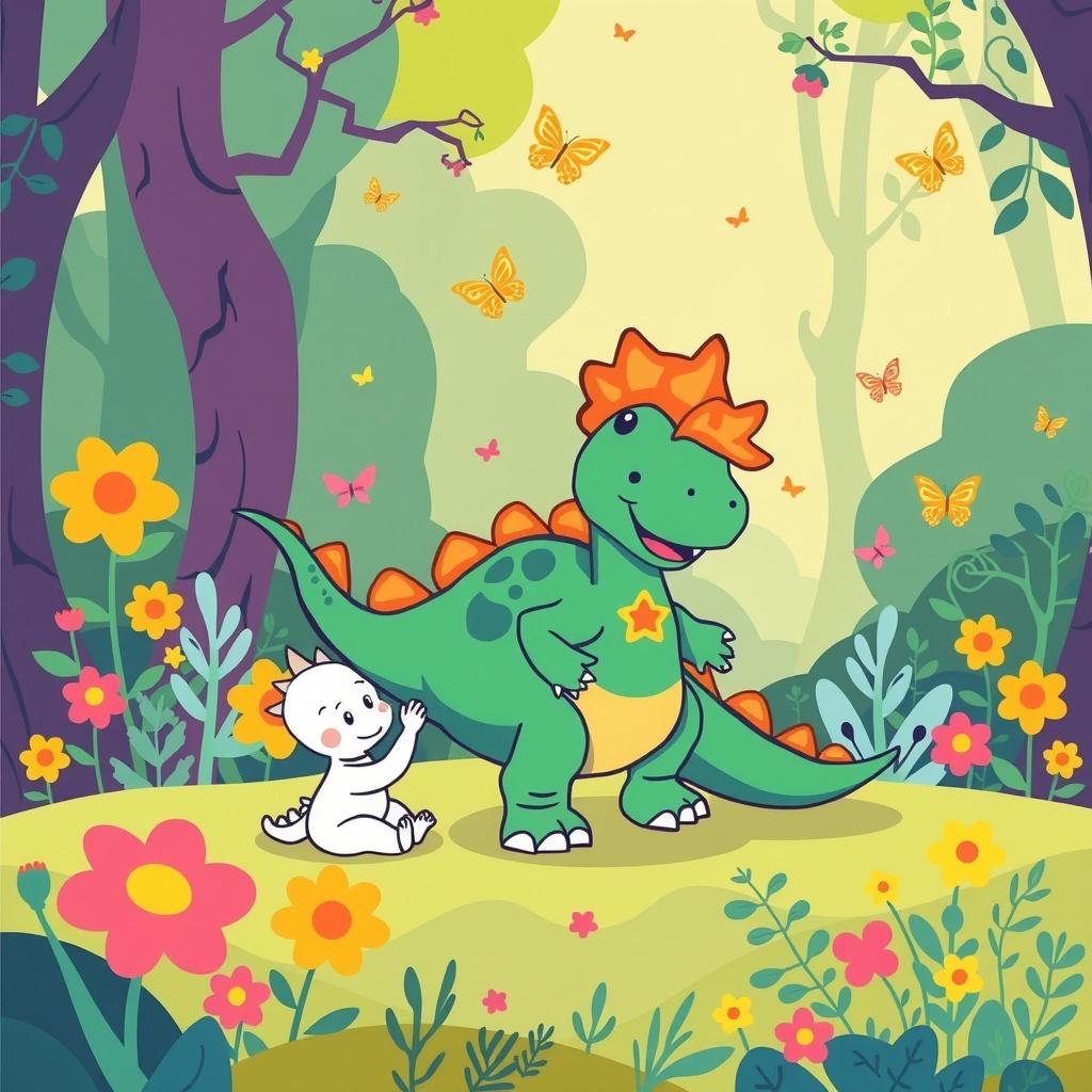 The Magical Dino and the Baby Adventure