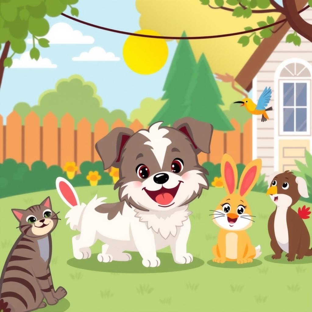 Scamp's New Friends