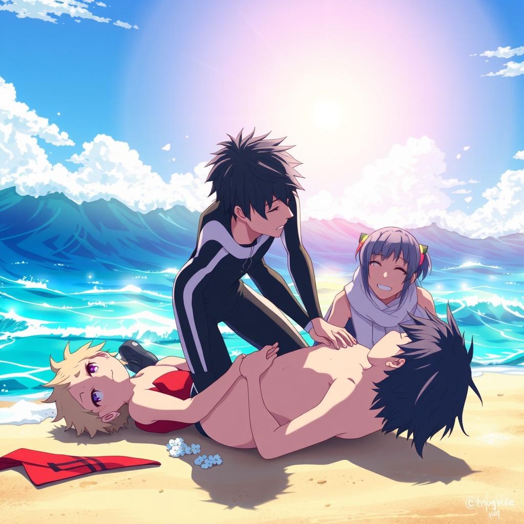 The Rescue on the Shore