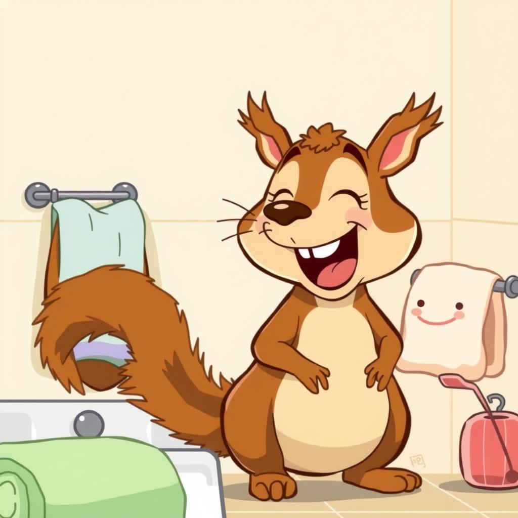 Squirrel’s Towel Adventures